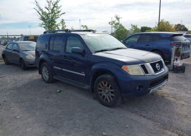 2008 NISSAN PATHFINDER SE V8