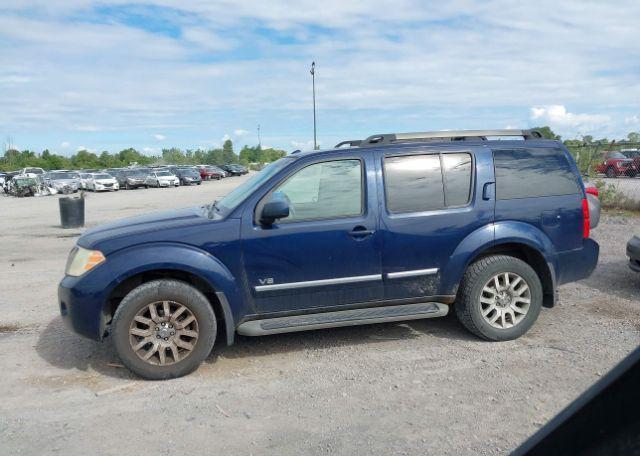 2008 NISSAN PATHFINDER SE V8
