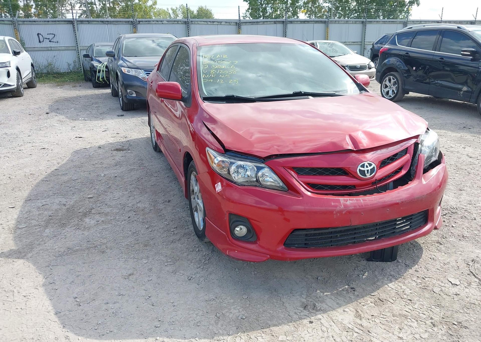 2012 TOYOTA COROLLA