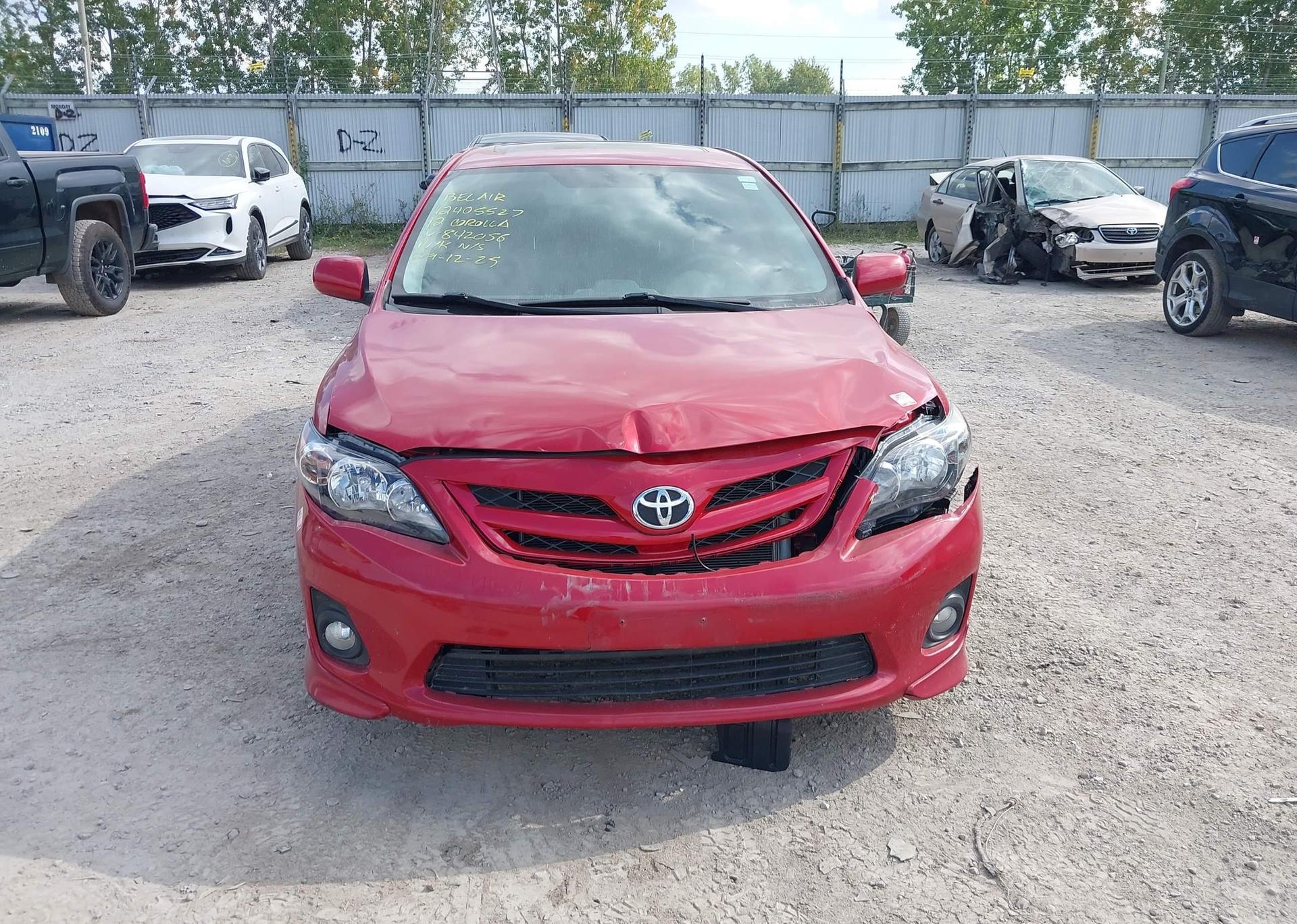 2012 TOYOTA COROLLA