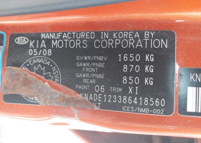 2008 KIA RIO EX
