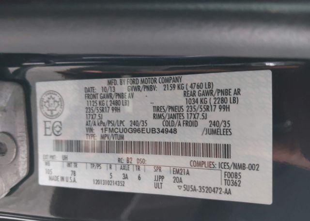 2014 FORD ESCAPE SE
