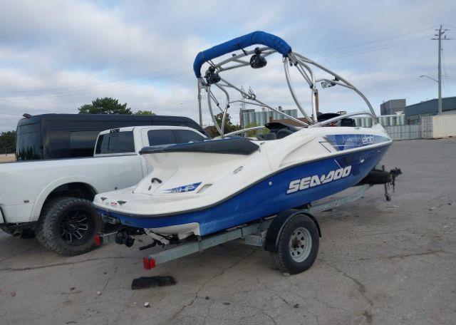 2007 SEADOO SPEEDSTER AND BOAT TRAILER
