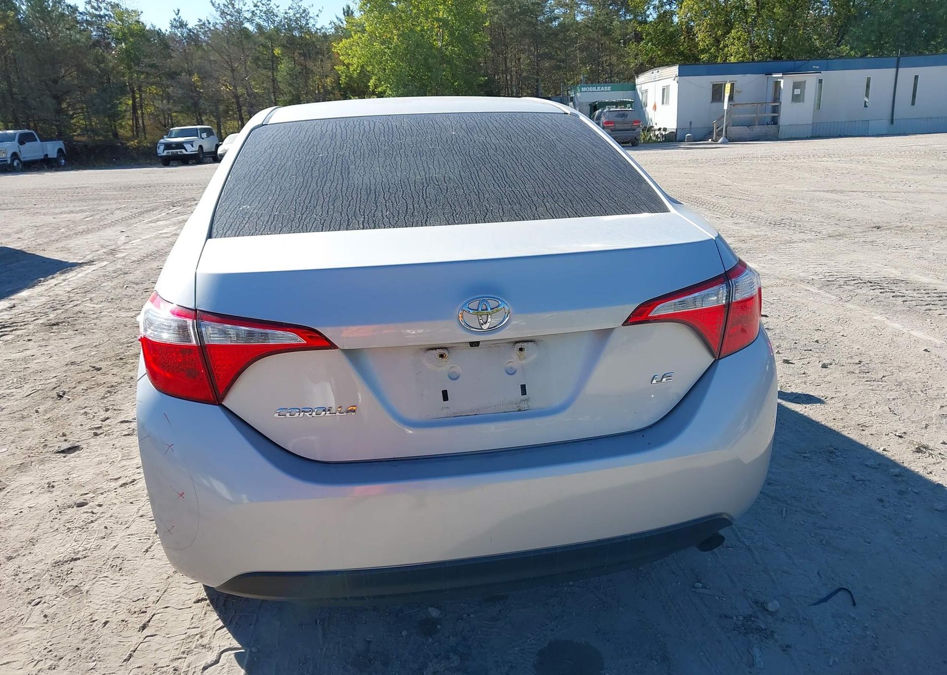 2016 TOYOTA COROLLA
