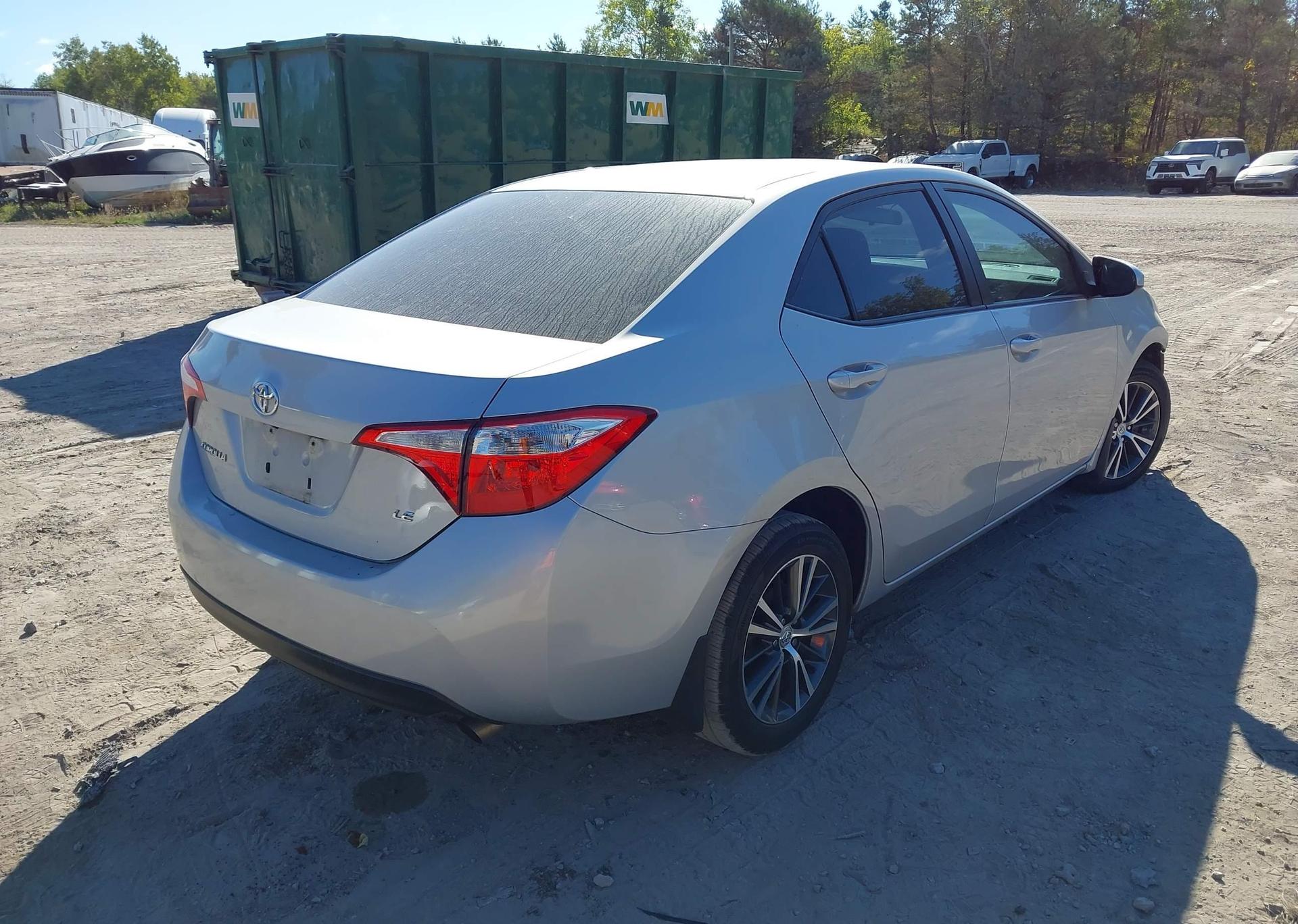 2016 TOYOTA COROLLA