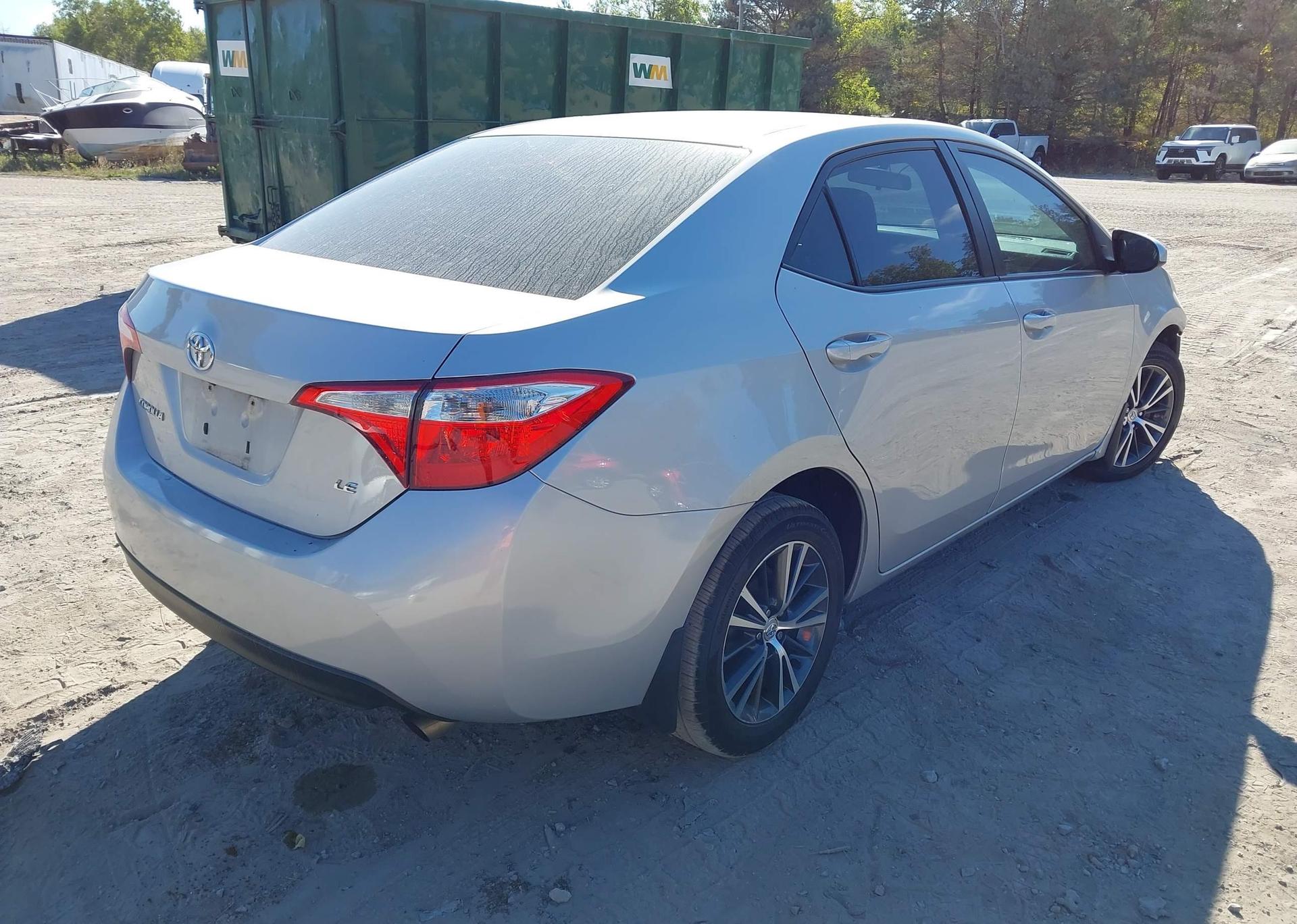 2016 TOYOTA COROLLA