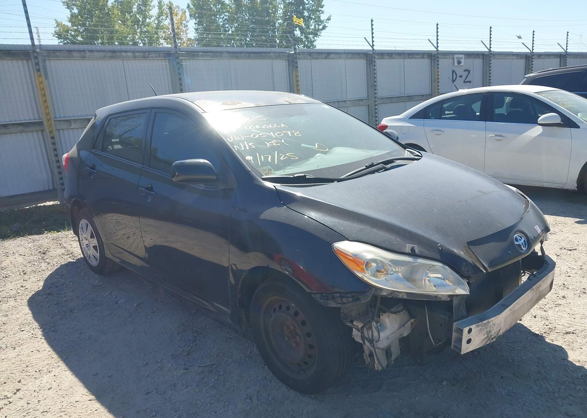 2009 TOYOTA COROLLA MATRIX
