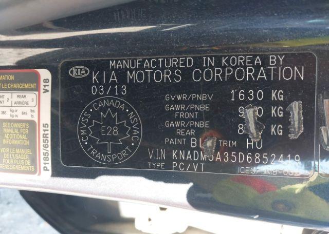 2013 KIA RIO LX