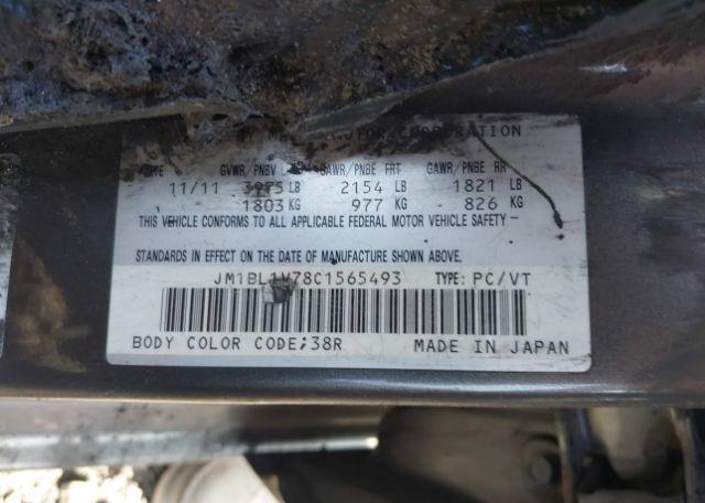 2012 MAZDA MAZDA3 GS-SKY