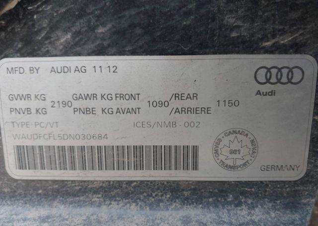 2013 AUDI A4 2.0T