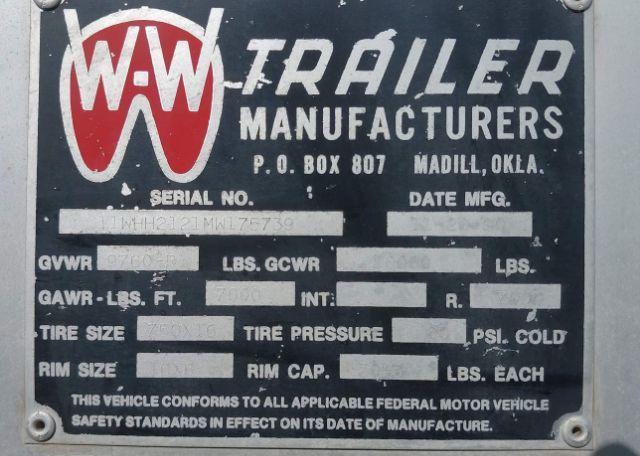 1991 WILDWWOOD WBF31