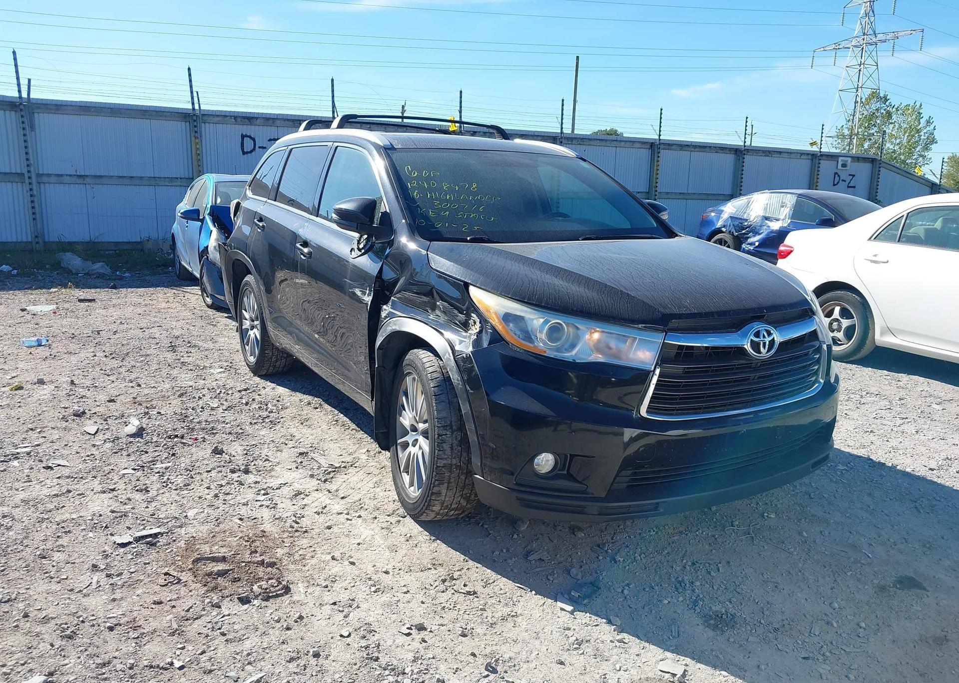 2016 TOYOTA highlander xle