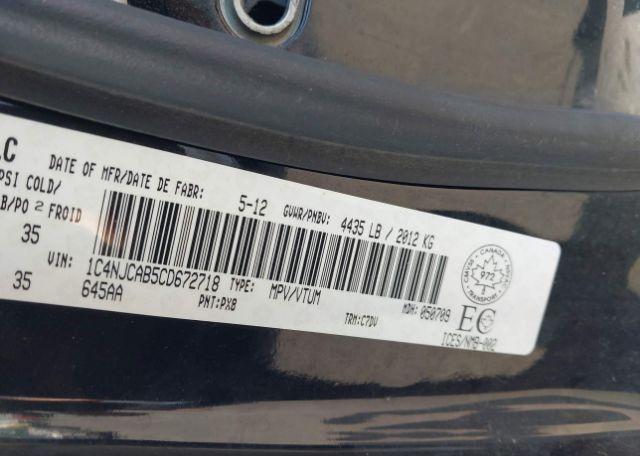 2012 JEEP COMPASS SPORT