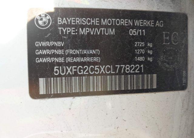 2012 BMW X6 XDRIVE35I