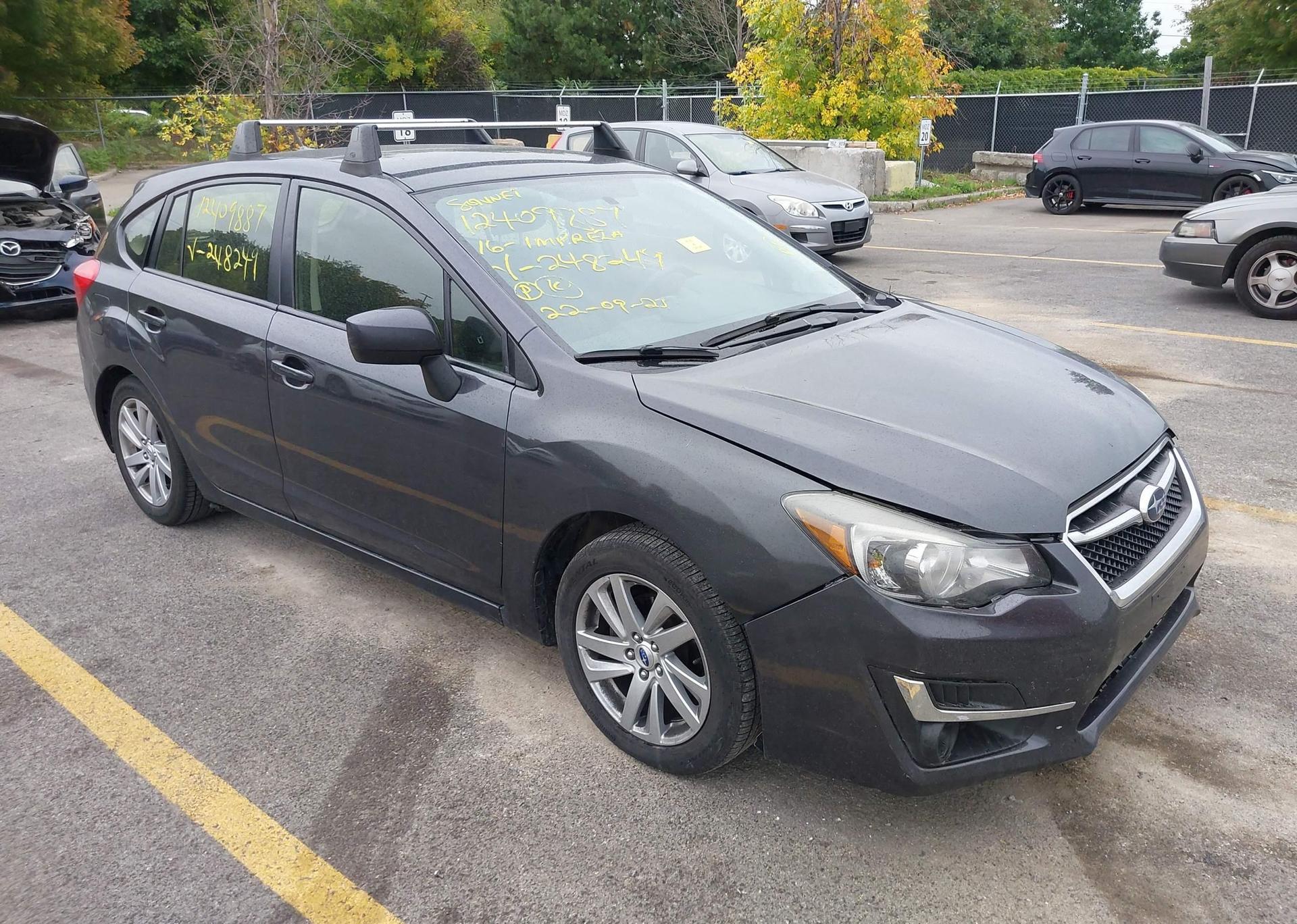 2016 SUBARU IMPREZA 2.0I TOURING PACKAGE