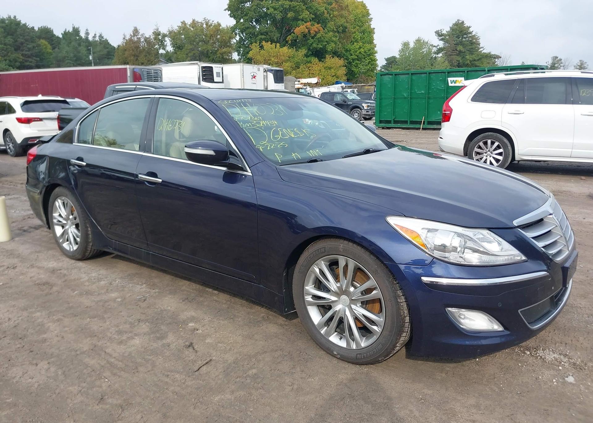 2012 HYUNDAI GENESIS 3.8 TECHNOLOGY