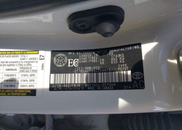 2010 TOYOTA COROLLA CE