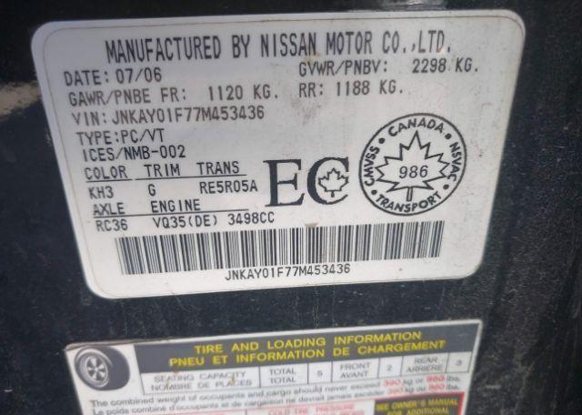 2007 INFINITI M35 SPORT