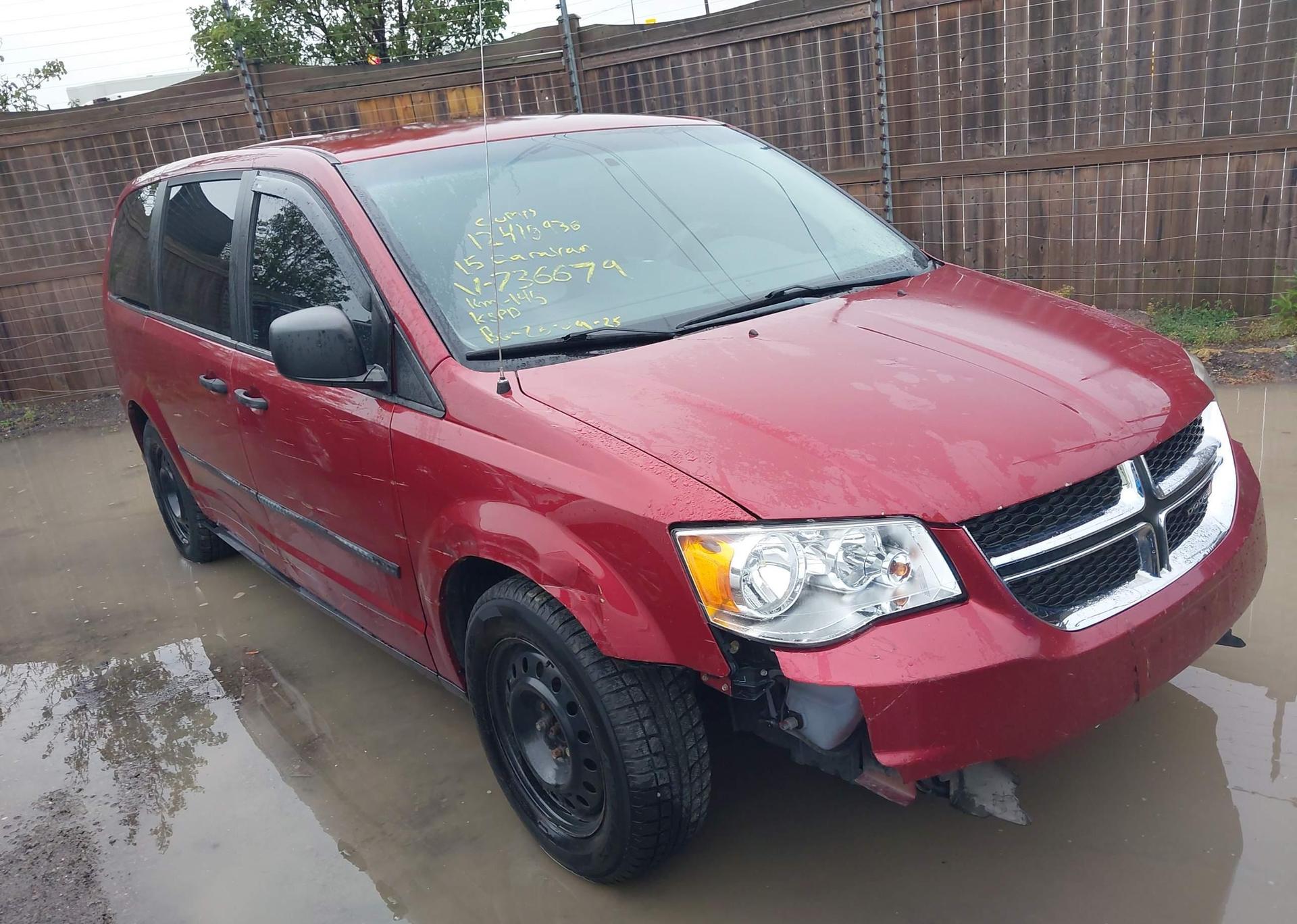 2015 DODGE GRAND CARAVAN SE
