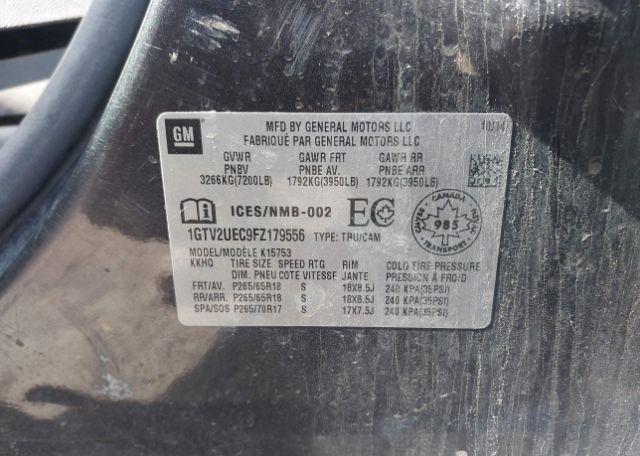 2015 GMC SIERRA 1500