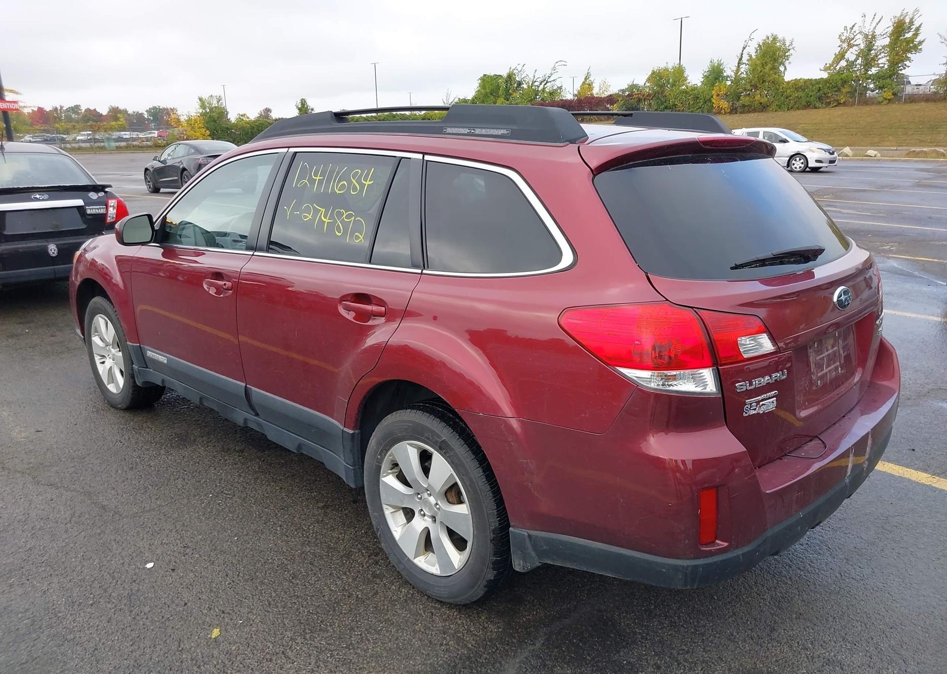 2012 SUBARU LEGACY OUTBACK