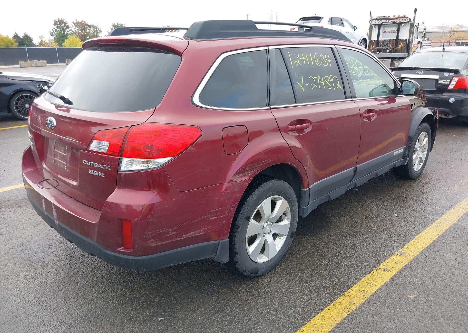 2012 SUBARU LEGACY OUTBACK