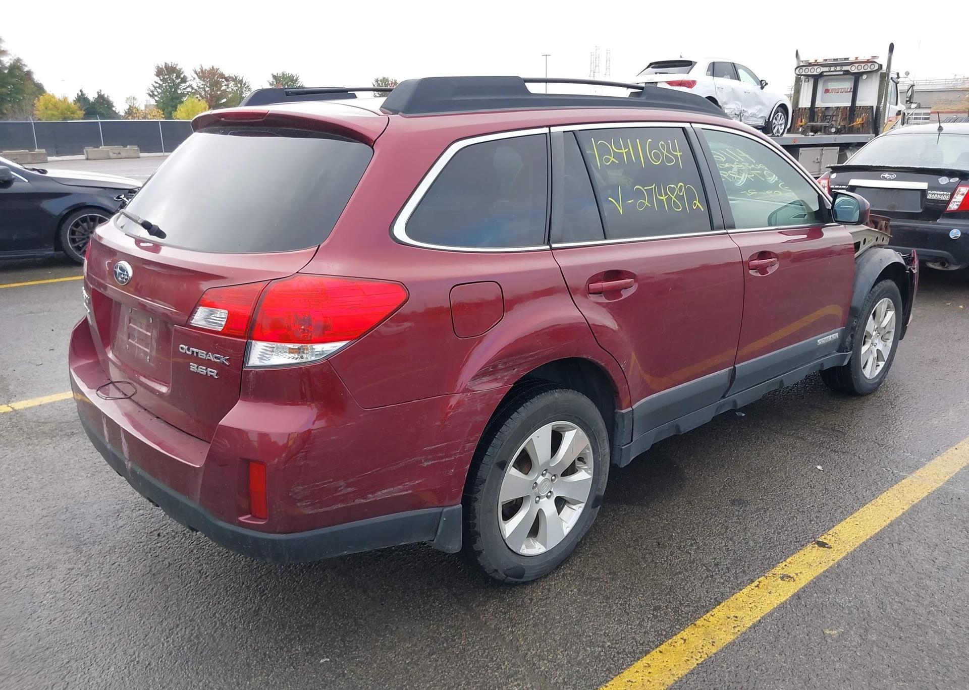2012 SUBARU LEGACY OUTBACK