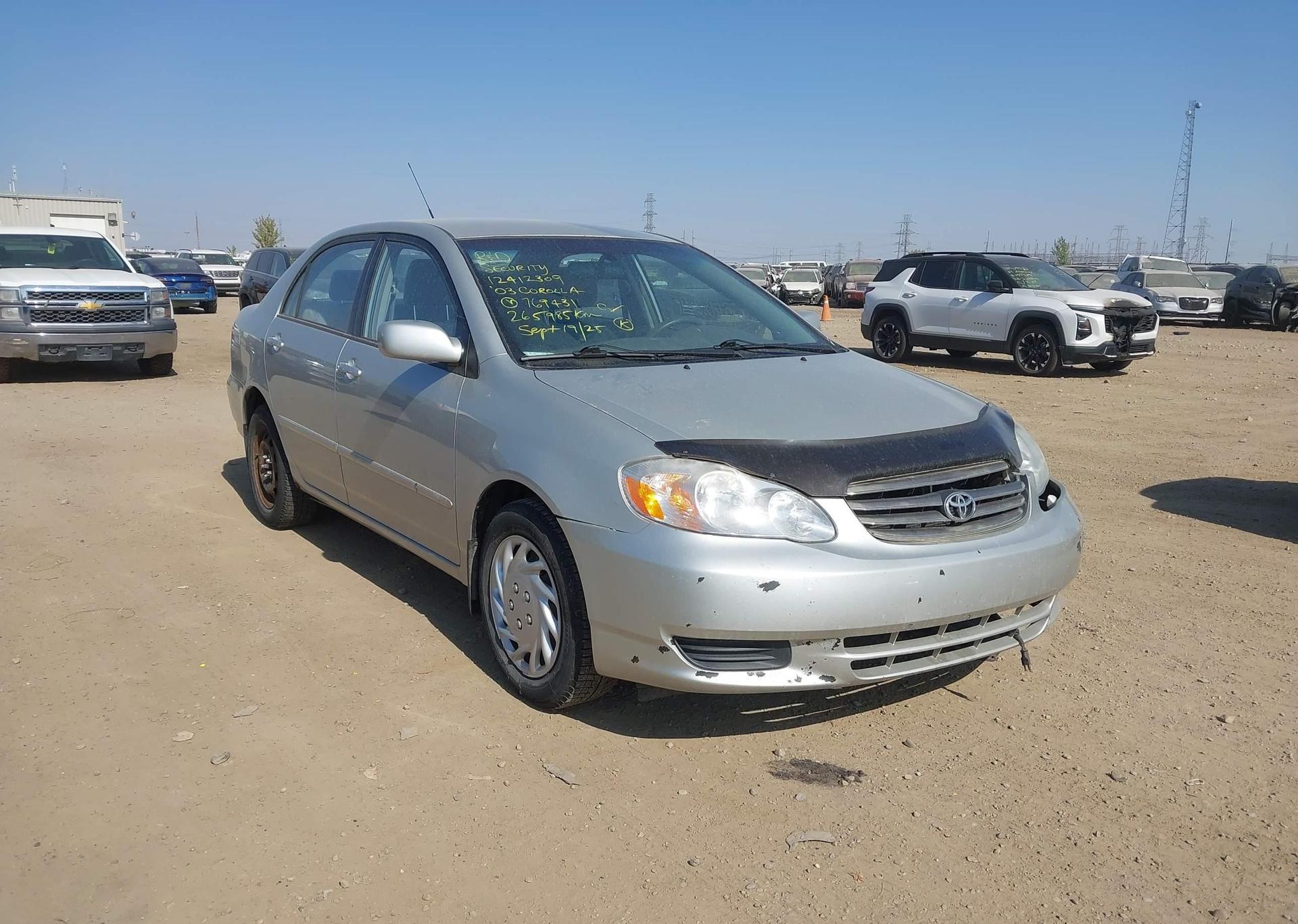 2003 TOYOTA COROLLA CE