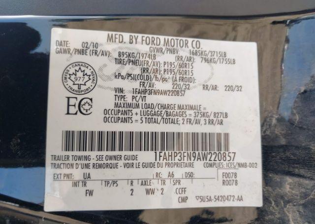 2010 FORD FOCUS SE
