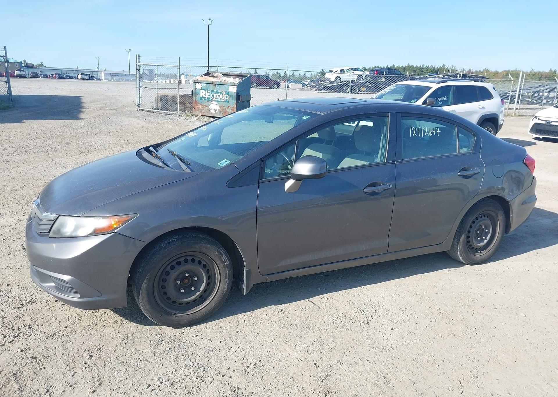2012 HONDA CIVIC EX 4DR