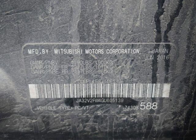 2016 MITSUBISHI LANCER ES