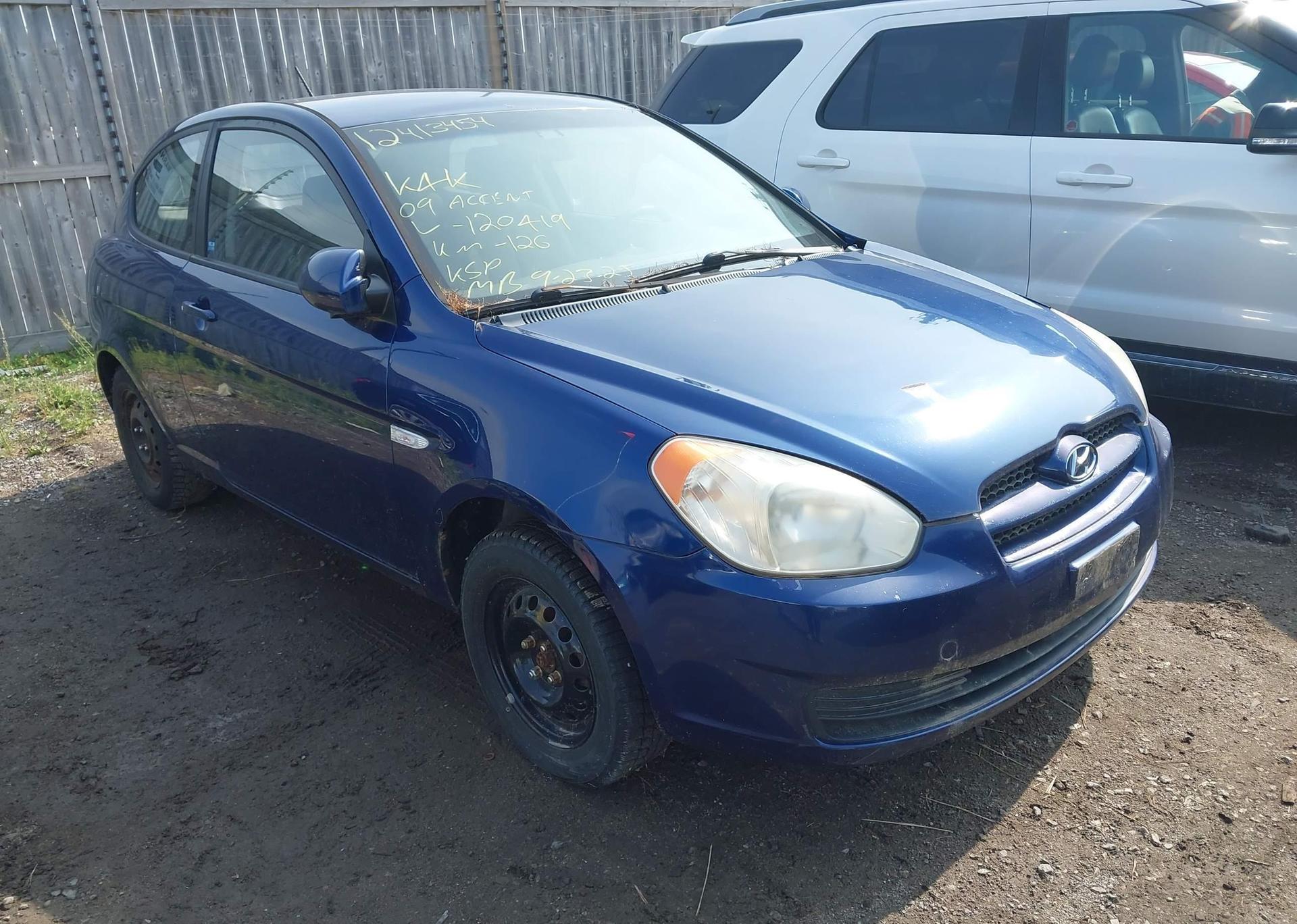 2009 HYUNDAI ACCENT GL