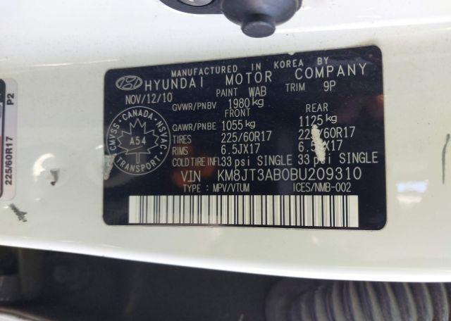 2011 HYUNDAI TUCSON L