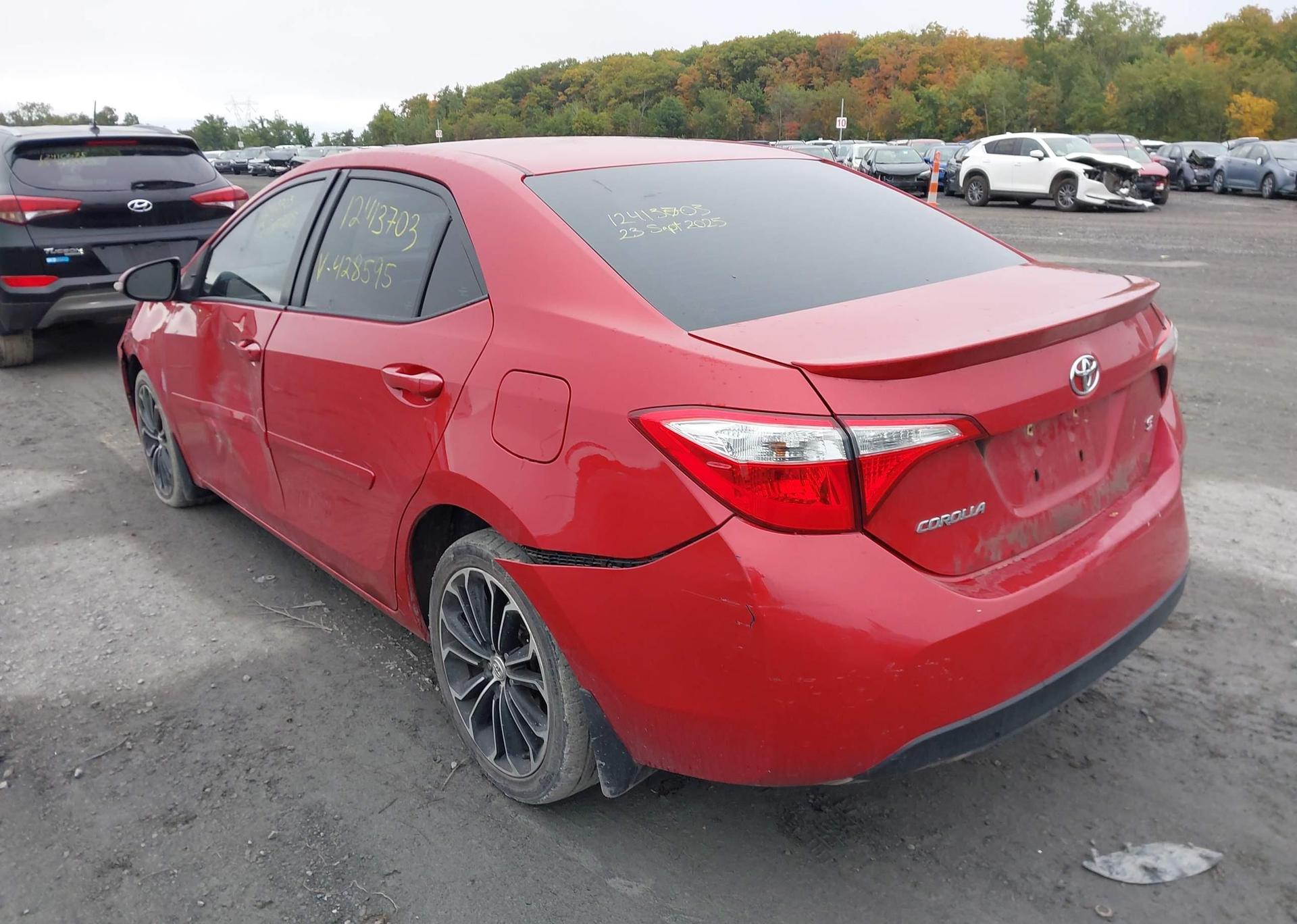 2015 TOYOTA COROLLA S