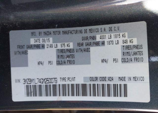 2016 MAZDA MAZDA3 GS