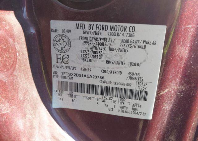 2010 FORD F-250 LARIAT