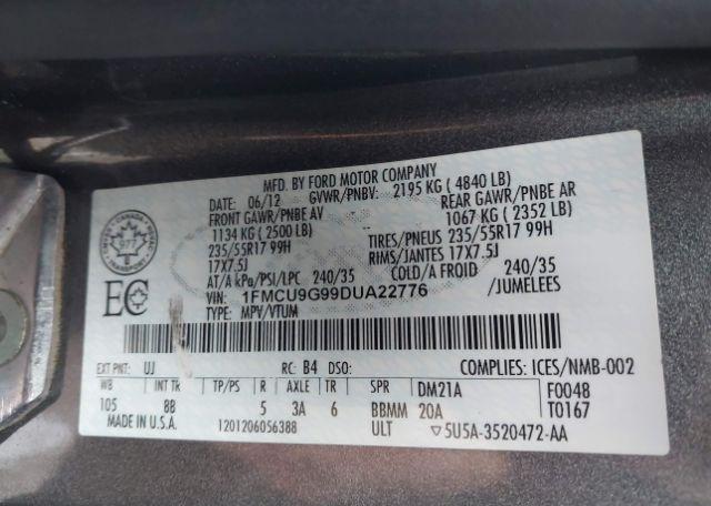 2013 FORD ESCAPE SE