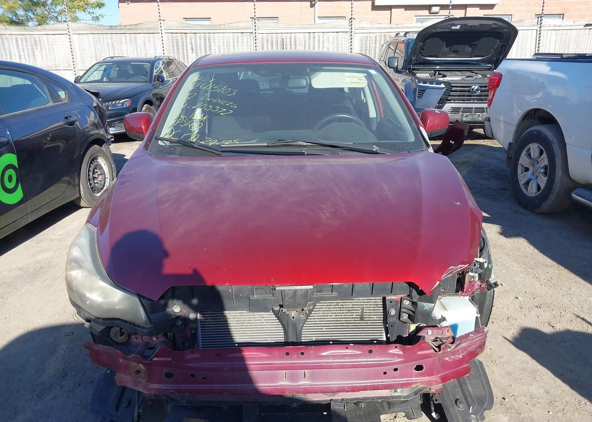 2012 SUBARU IMPREZA