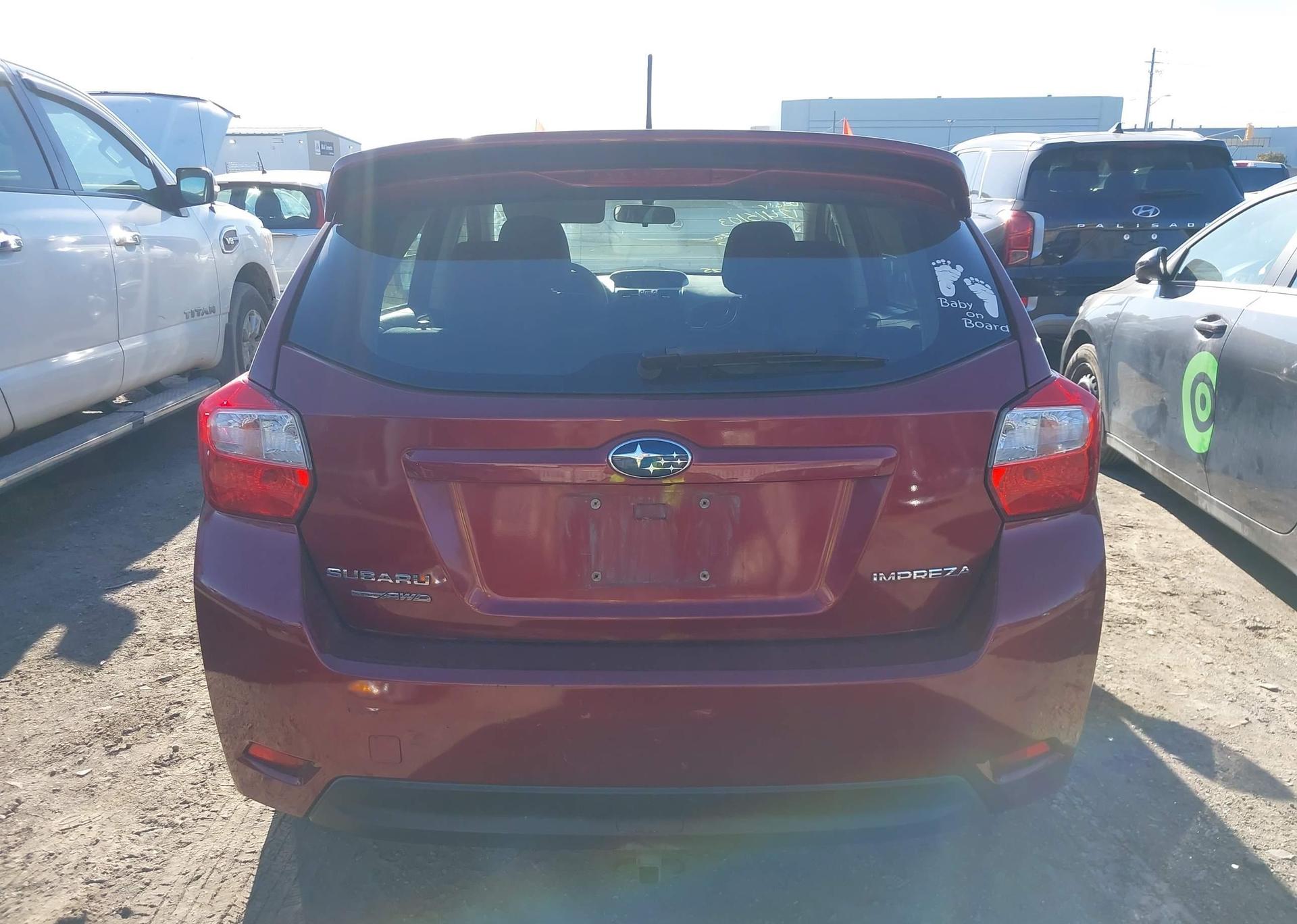 2012 SUBARU IMPREZA