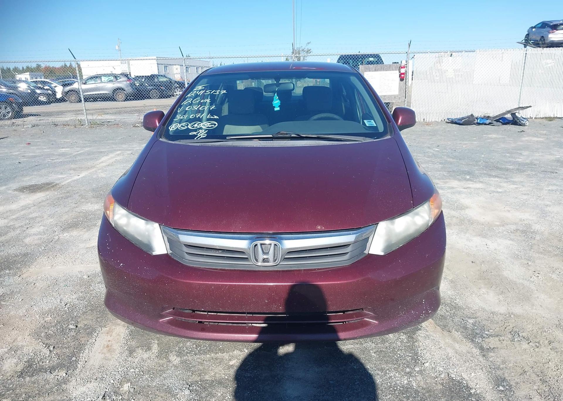 2012 HONDA CIVIC LX