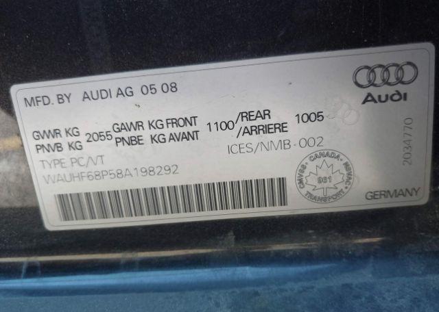 2008 AUDI A3 2.0T