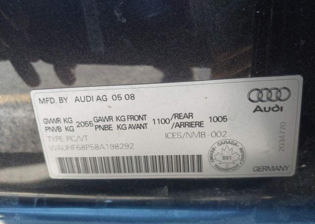 2008 AUDI A3 2.0T