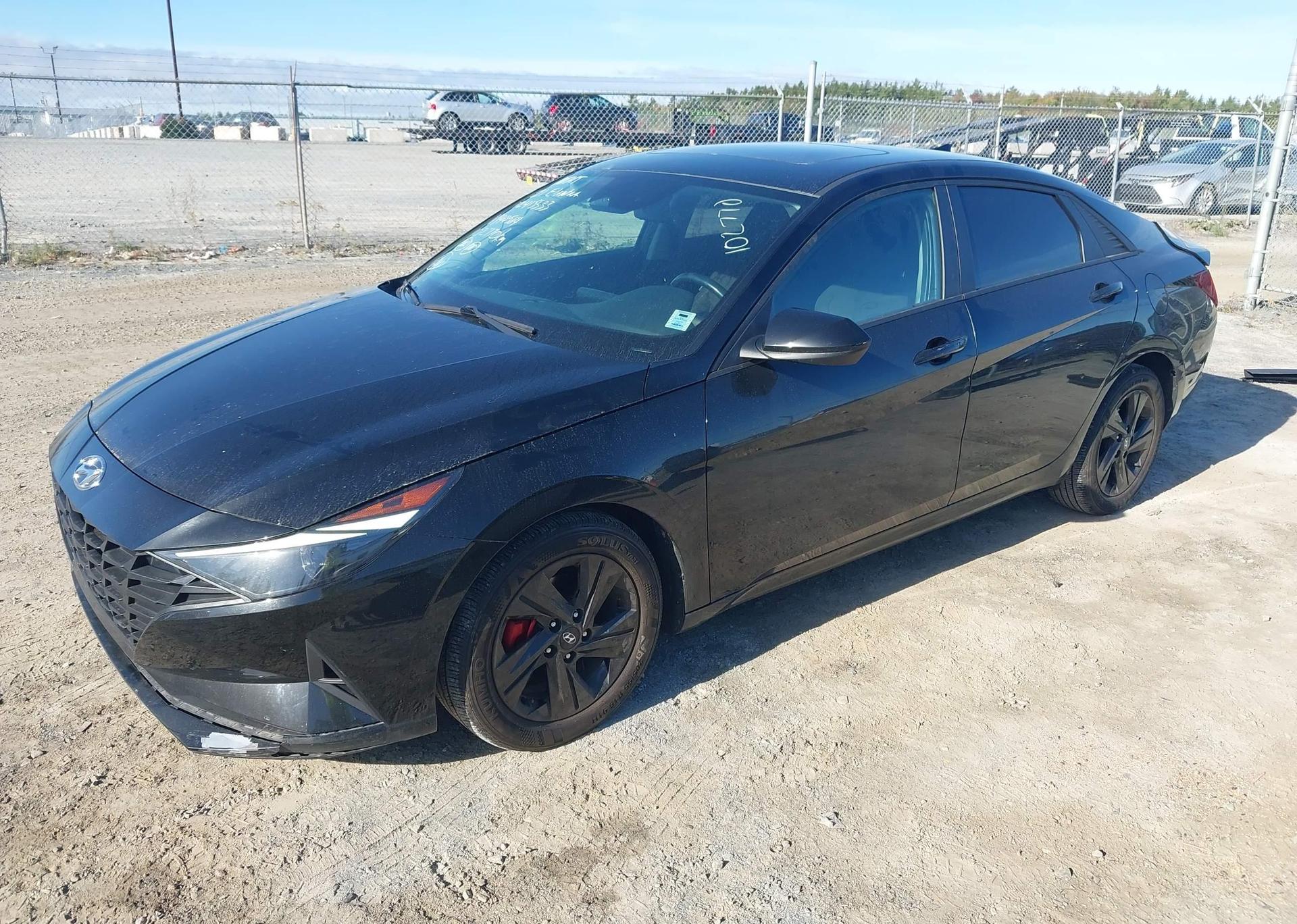 2021 HYUNDAI ELANTRA PREFERRED IVT WITH SUN AND TECH PACKAGE
