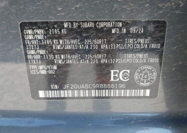 2024 SUBARU CROSSTREK CONVENIENCE