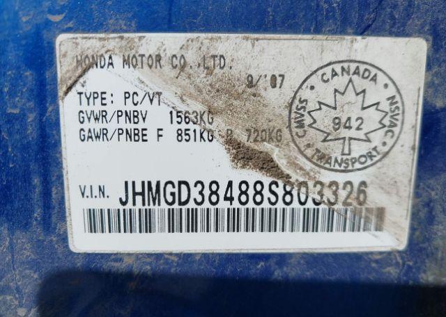 2008 HONDA FIT DX