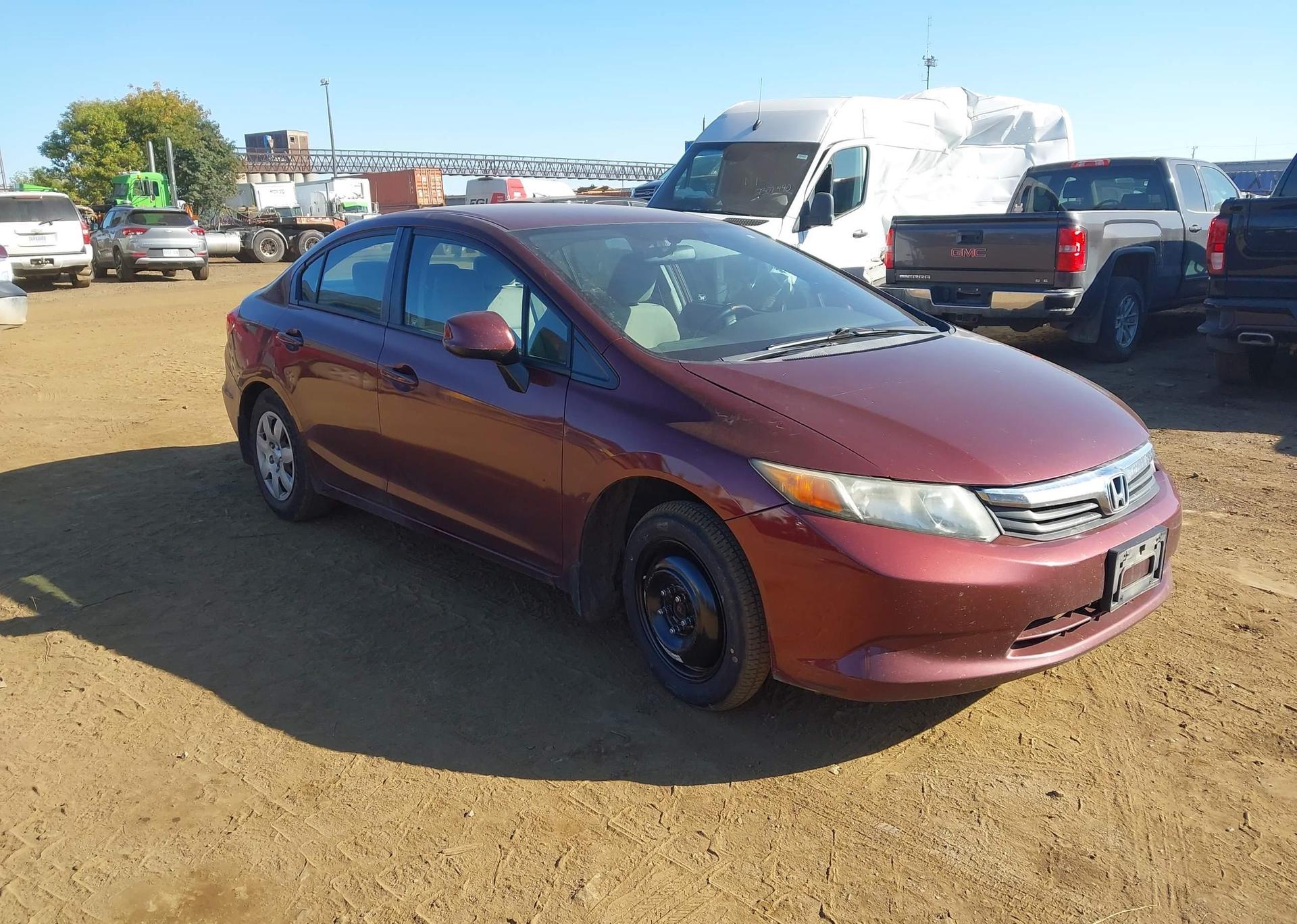 2012 HONDA CIVIC LX
