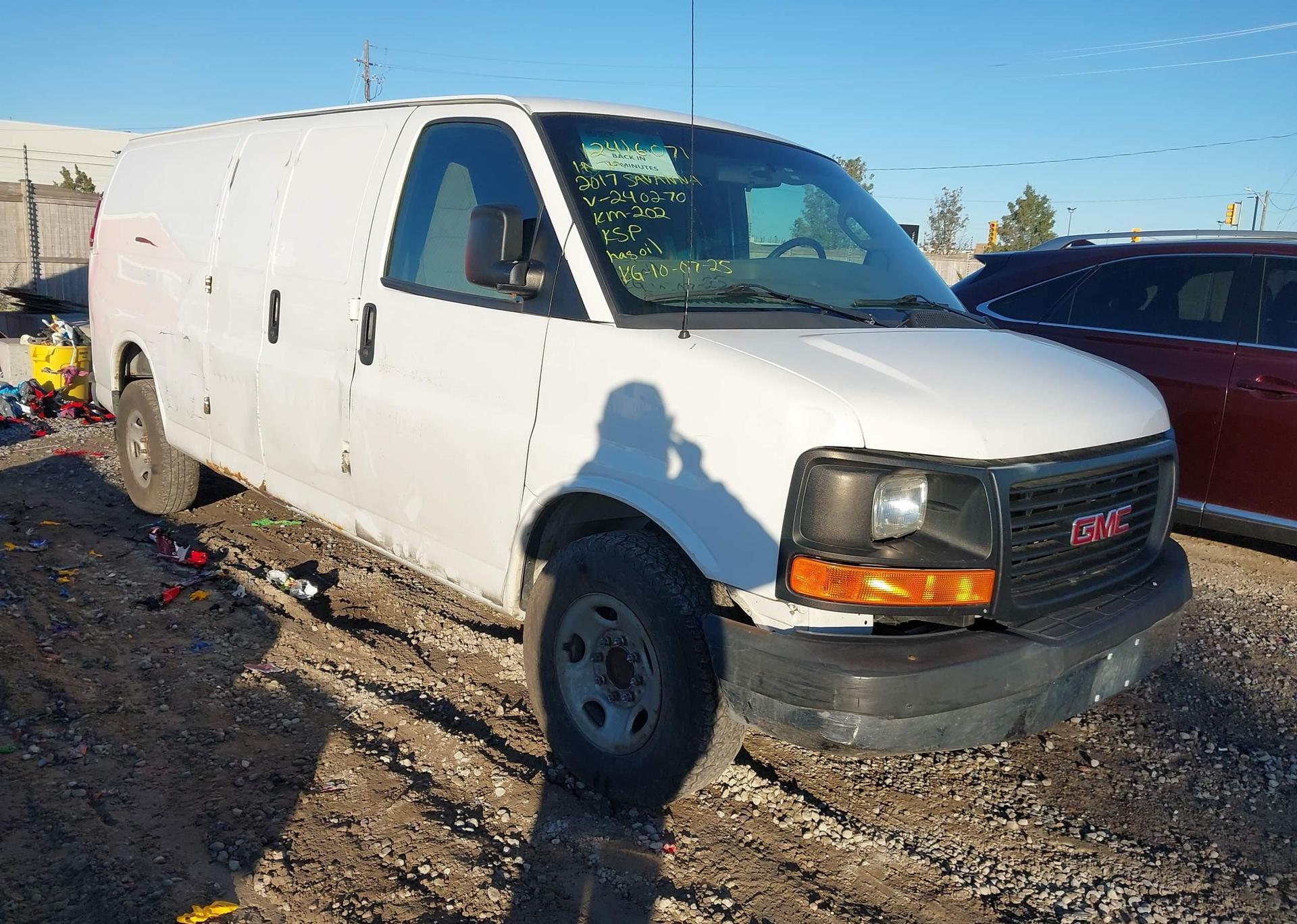 2017 GMC SAVANA 3500 WORK VAN