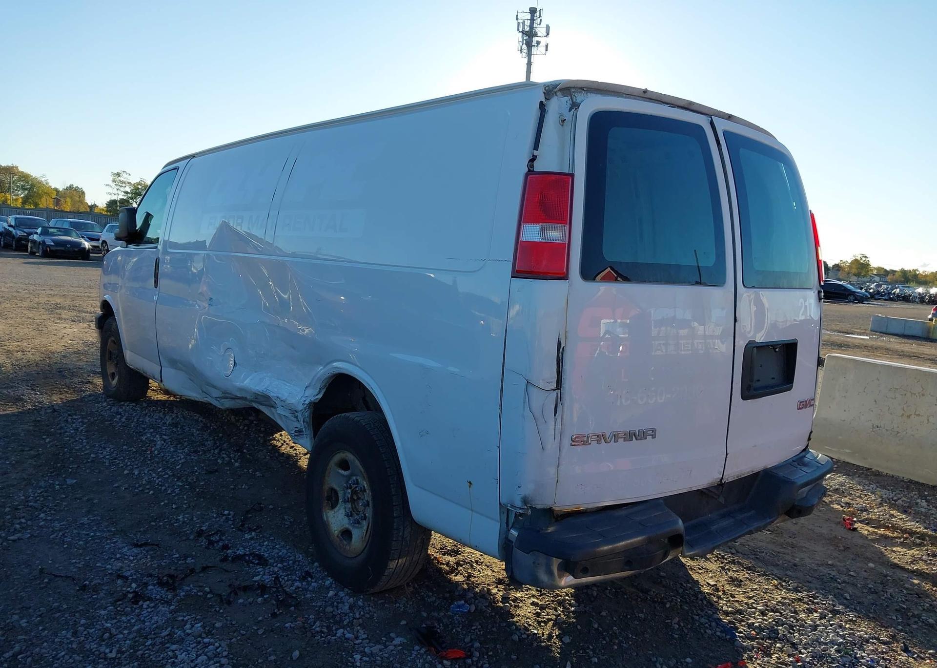 2017 GMC SAVANA 3500 WORK VAN