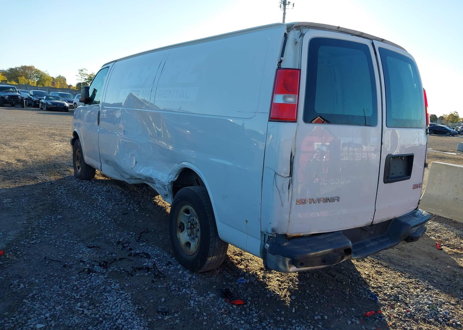 2017 GMC SAVANA 3500 WORK VAN