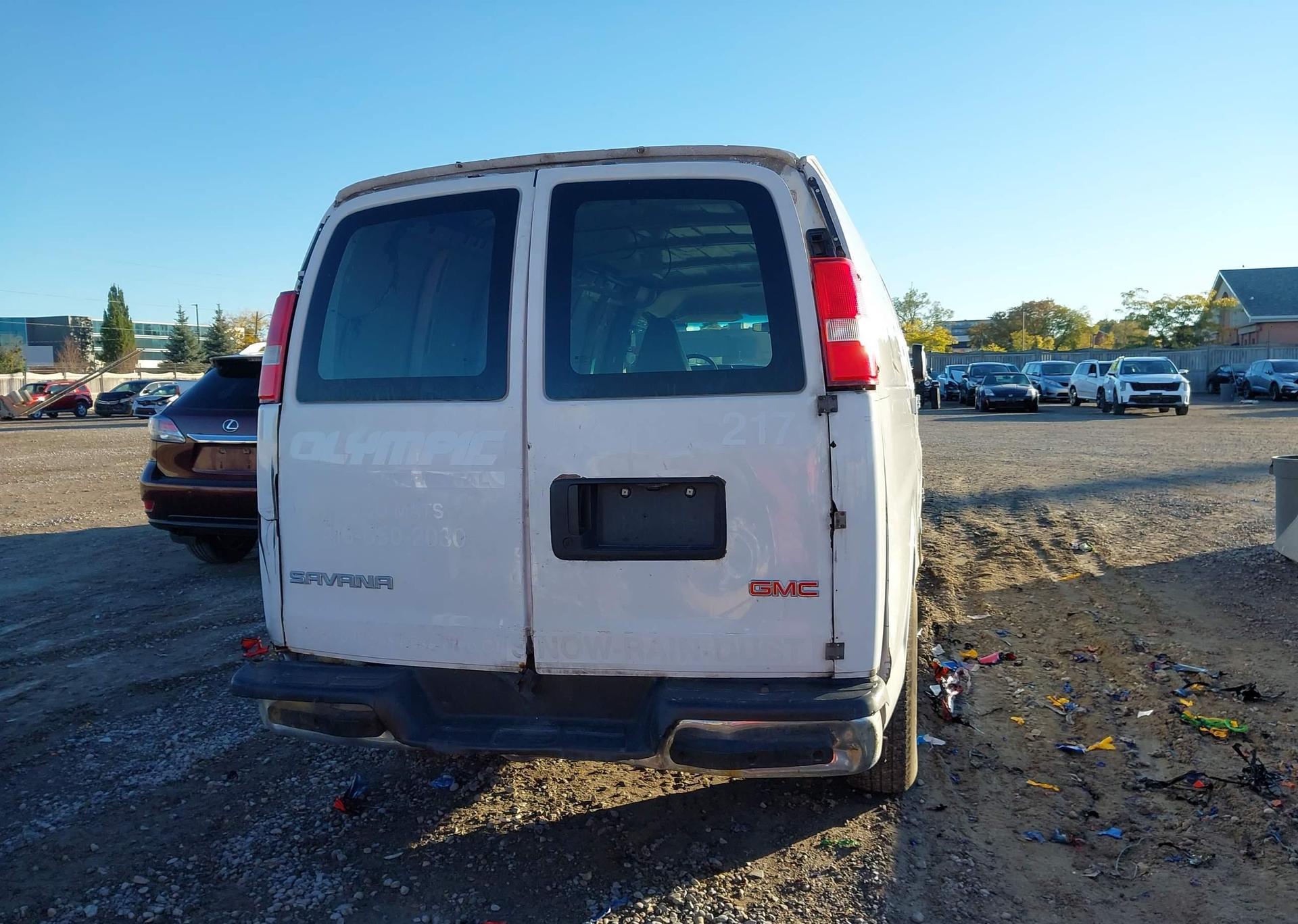2017 GMC SAVANA 3500 WORK VAN